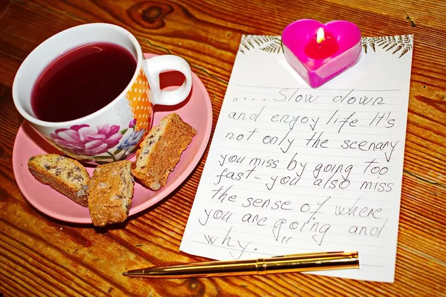 Writing Time Candle