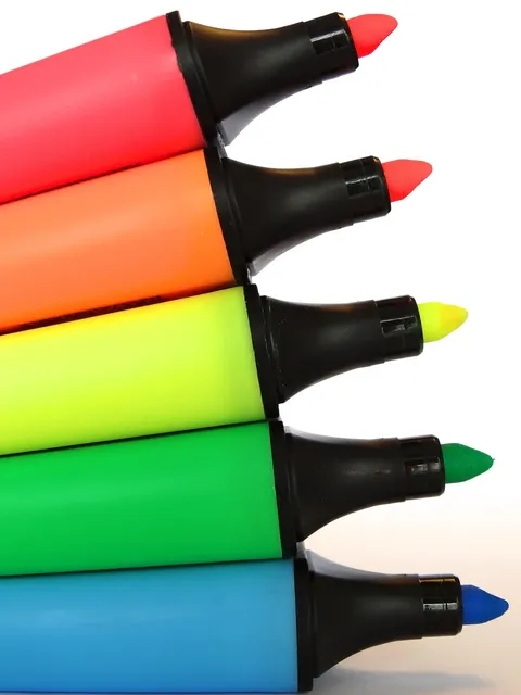 Zebra Mildliner 5 Pack - Fluorescent
