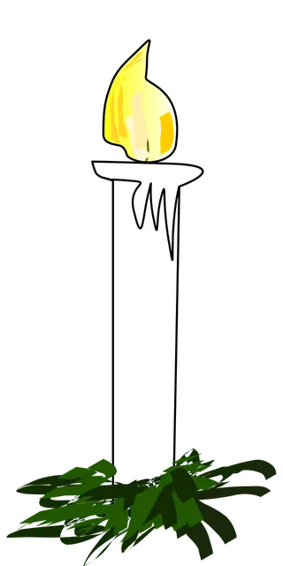 Writing Time Candle